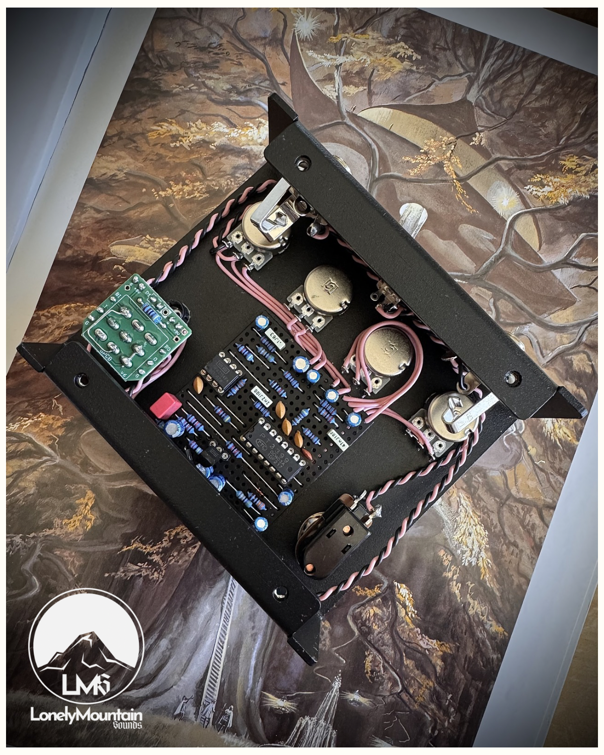 Golden Wood - Handwired Delay V2